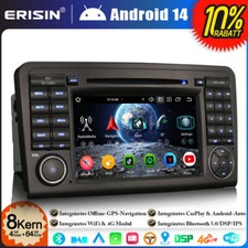 8-Kern 64GB Android 14 GPS Autoradio Navi CD für Mercedes ML/GL Klasse W164 X164