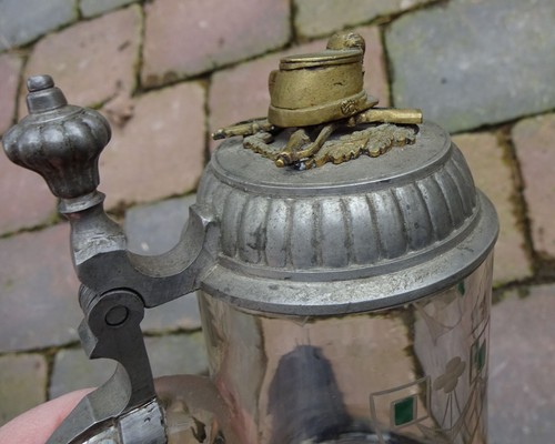 Original glas krug sachsen - ,