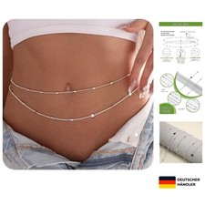 Silber-Taille Kette Mehrlagig