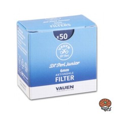 Dr. Perl Junior Aktivkohle Pfeifenfilter 6mm, Schachtel à 50 Stück