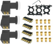 Antennen Set Multifeed 3x Quad