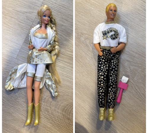 Hollywood hair set barbie ken - hair,