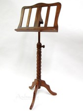 Music Stand Spiral Solid Wood