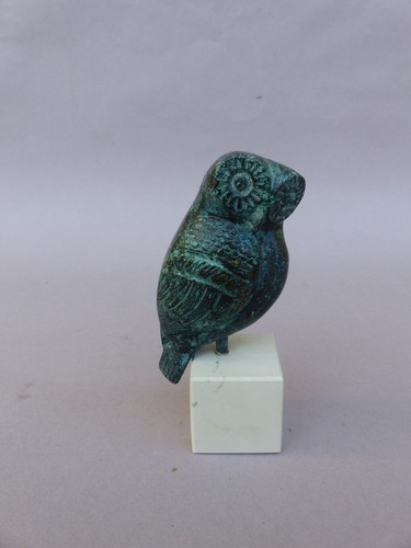 Eule bronze griechisch - eule, athene