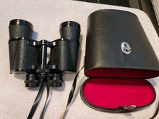 Fernglas Revue 10x50 Feldstecher, Fernrohr, mit Tasche und  Linsenabdeckungen 