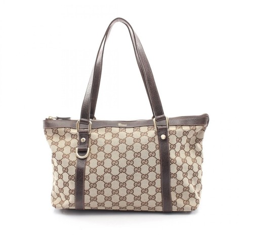 Gucci abbey canvas tote - gucci,