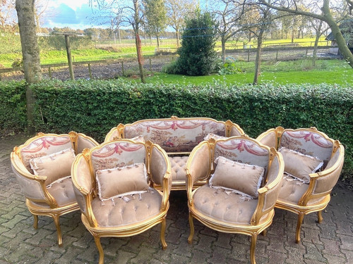 Sofagarnitur teilig louis - sofagarnitur, 5-teilig