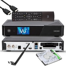 ►VU+ Uno SE 4K 1x DVB-S2 FBC Twin Tuner Linux Receiver UHD 150 Mbit WLAN 2TB HDD