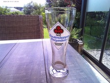 mundgeblasenes 0,5l Weissbierglas Brauerei Unterkrieger Riedenburg