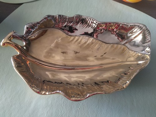 Porzellan schale gold und - gold,