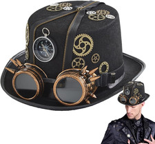 Steampunk Zylinder Hut Brille