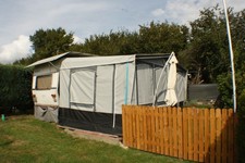Wohnwagen mit Feststellplatz zu verkaufen Campingpark Schlei-Karschau