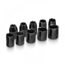 1/2" Schlagschrauber Nußsatz Nüsse Steckschlüssel Stecknüsse 9 - 27 mm - 10 tlg