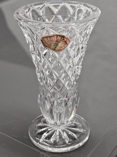 BOHEMIA CRYSTAL- GLASVASE  TSCHECHIEN 10cm transparent SCHLIFF