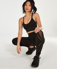 HKMX Hunkemöller High Waist Seamless Sportleggings Gr. L schwarz Fitness top