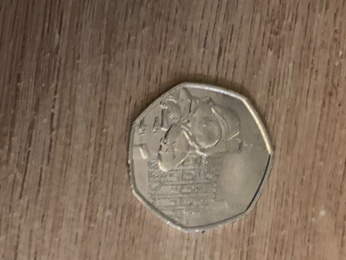 Paddington bear 50p - bear,