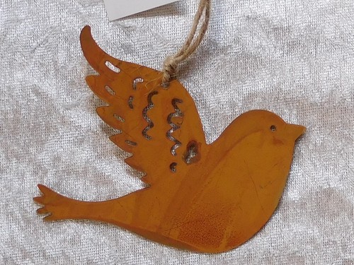 Vogel zum hängen spatz - vogel,