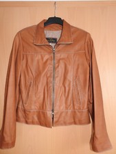 VERA PELLE Leder-Jacke Damen(weiches,echtes Leder) Gr. M (Ital. L)  Farbe Cognac