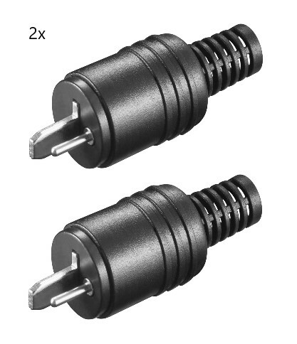 Din lautsprecherstecker - 2x,