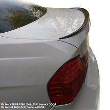 Sport Heckspoiler Lippe Schwarz Glanz passend für BMW 3er E90 Limousine 2005-11