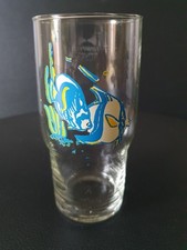 DDR superfest Glas Bierglas 0,25l Aufdruck Druck bedruckt Fische Skalare