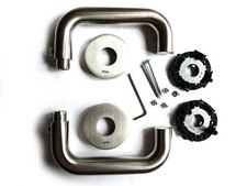 Hewi Türdrücker für Glastürschlösser Edelstahl rund Glastürklinke Türgriff