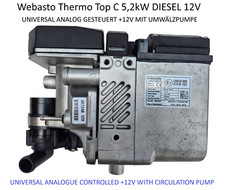 Webasto Thermo Top C 5,2kW Standheizung Diesel Universal Analog +12V START