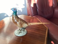 Keramik oder Porzellanfigur FASAN Vogel Jagdzimmer 23 cm hoch 
