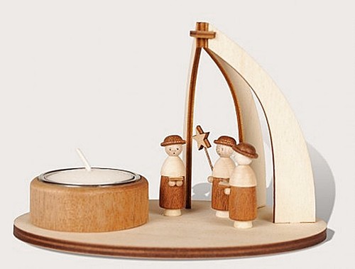 Teelichthalter sternsinger - teelichthalter,