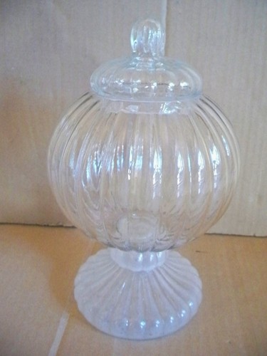 Glas bonboniere mit - ,