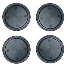Black home air pucks - black,