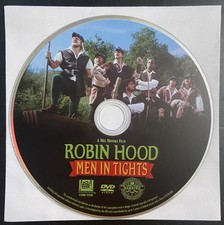 Neu Robin Hood Men IN Strumpfhose (1993) - DVD Disc Only Weiß Papier Arm