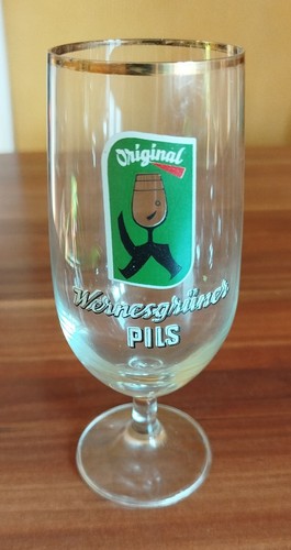 Wernesgrüner pils bierglas - wernesgrüner,