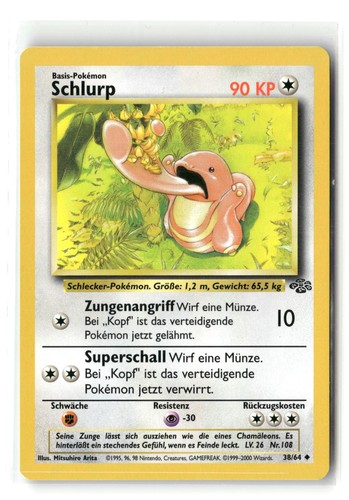Pokémon tcg schlurp dschungel - tcg,