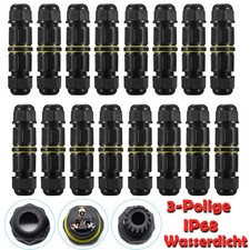 KABELVERBINDER 3-Polig Verteilerdose Abzweigdose Outdoor Wasserdicht IP68 16A