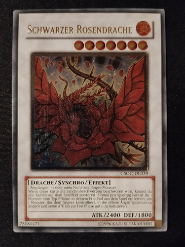 Yugioh schwarzer rosendrache - yugioh,