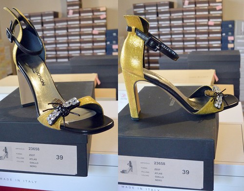 Sandale mit echten swarovski - mit,
