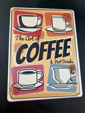 Retro Metallschild Kaffee 30x40 cm