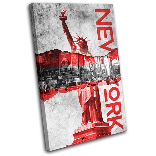 New york torn poster city - york,