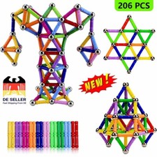 206PCS Blocks Magnetic