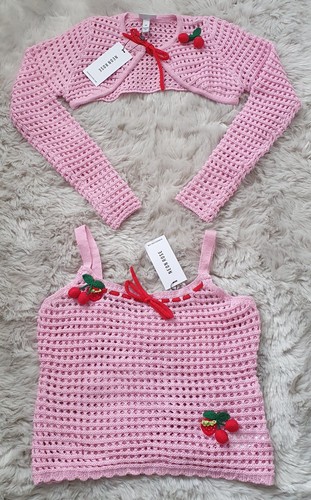 Kirsche häkel twinset - twinset, •