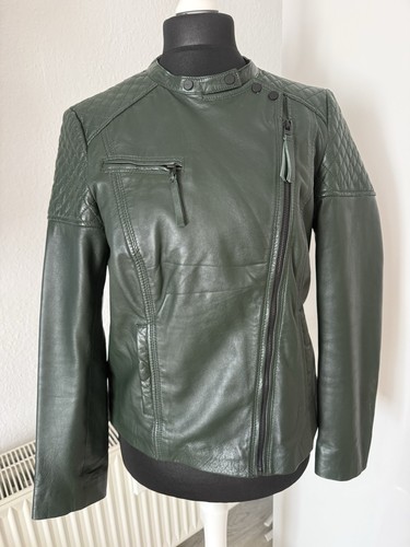Esprit damen lederjacke blau - esprit,
