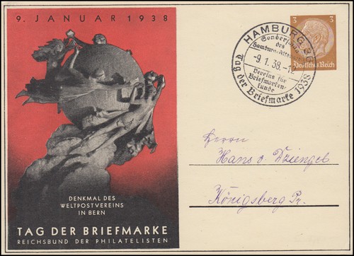Sonderpostkarte tag der - sonderpostkarte,