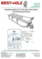 Klappschlitten langer