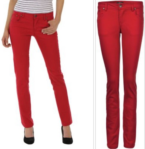 Rote jeans hose von - rote,