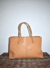 TOD´S ✨ Handtasche Tragetasche in Beige aus 100 % Leder