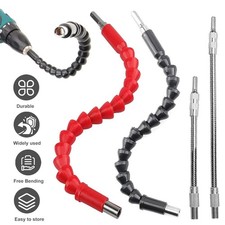 4x Biegsame Welle Bohrfutter Flexible Verlängerungsstange für Bohrmaschine NEU