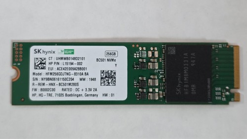 256gb hynix bc501 - 256gb, sk