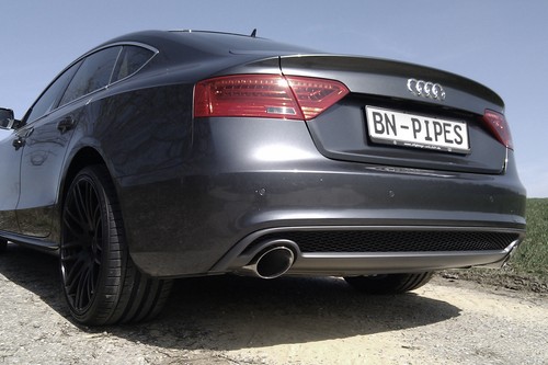 Audi sportauspuff edelstahl - audi,