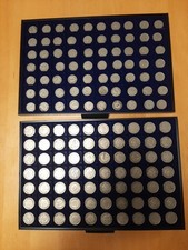 Münzen Konvolut Deutsches Kaiserreich 10 + 5 Pfennig + 2 Kabe Case Viele Jahrg.